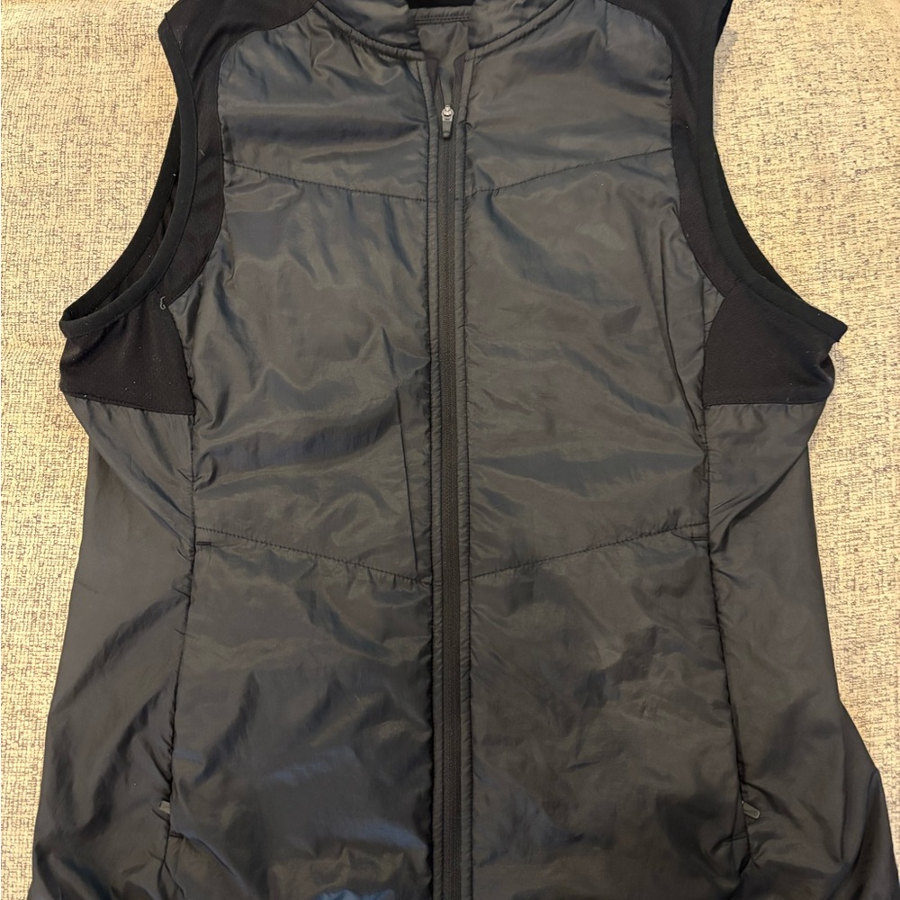 Black Sleeveless Puffer Vest